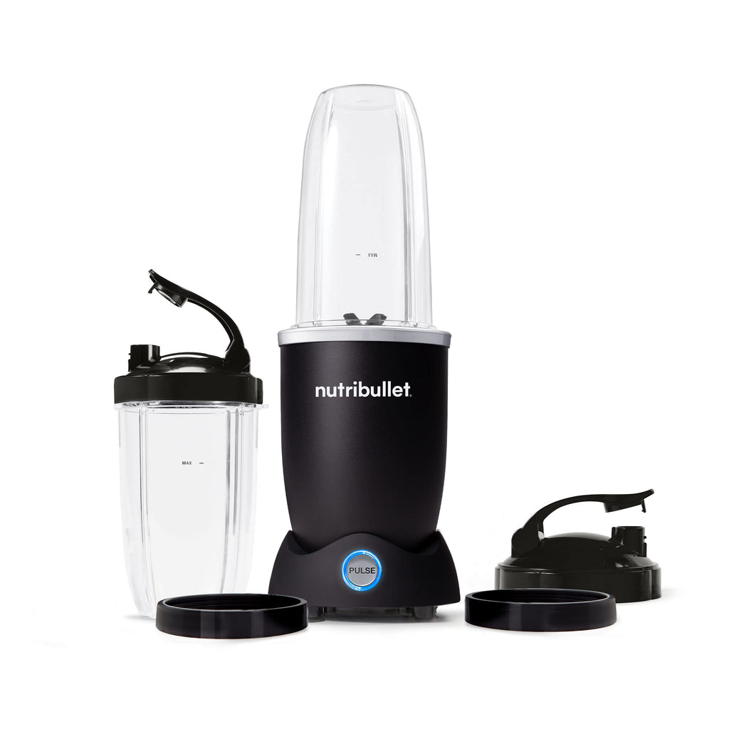 nutribullet Pro+ Personal Blender 1200W – Pulse Function, Auto Shut-Off, Nutrient Extractor for Smoothies, Shakes & Salsas – Includes 32 oz & 24 oz To-Go Cups, Matte Black