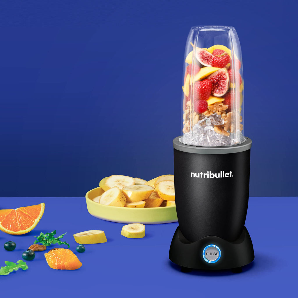 nutribullet Pro+ Personal Blender 1200W – Pulse Function, Auto Shut-Off, Nutrient Extractor for Smoothies, Shakes & Salsas – Includes 32 oz & 24 oz To-Go Cups, Matte Black