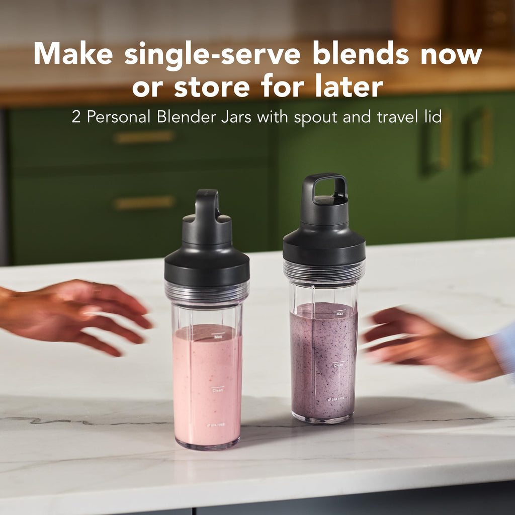 KitchenAid Pure Power Blender with 2 Personal Blending Jars, 1700 Watt Peak Power*, KSB2078, Empire Red